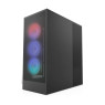 NZXT H7 Flow RGB Mid-Tower ATX Airflow Computer Case, 3x RGB Core Pre-Installed Fans, Up to 420mm Radiator & 10x Fans Support, SGCC Steel Material, Dark Tinted Tempered Glass, Black | CM-H72FB-R1